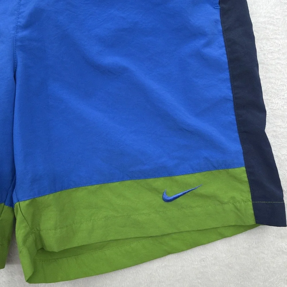 Vintage 90's Nike White Tag Mini Swoosh Swim Trunks Shorts Men's Size M 36x8